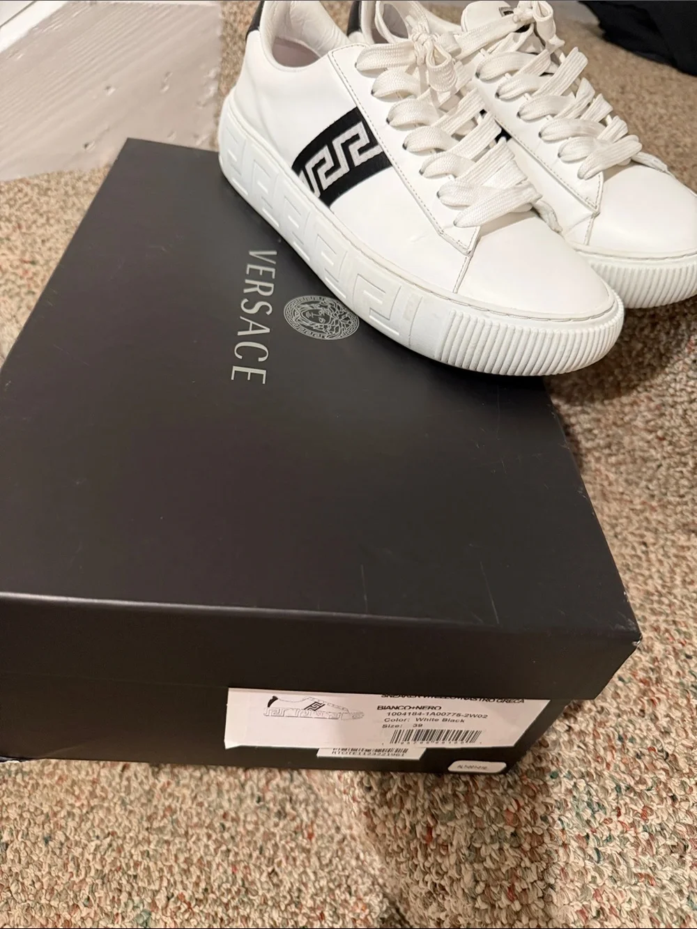 Versace sleek white